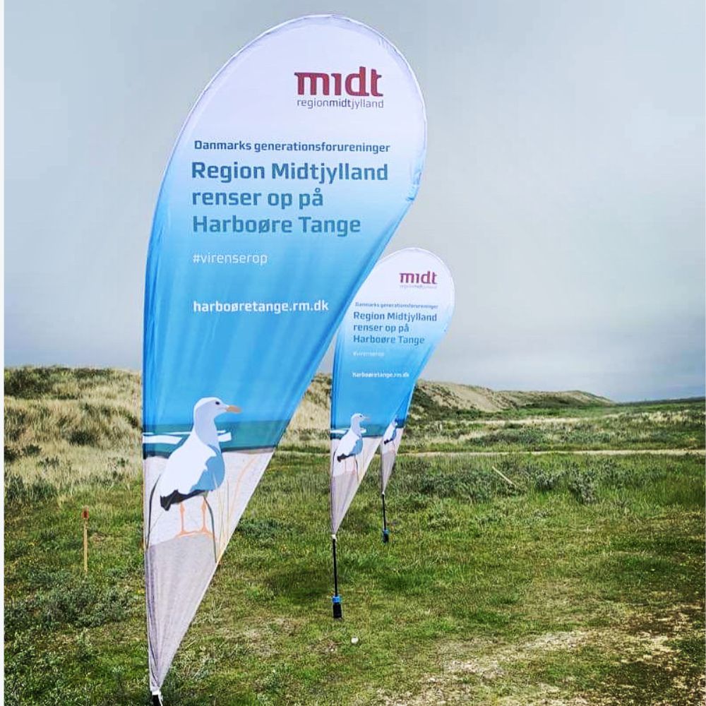 Case: Beachflag til kampagne