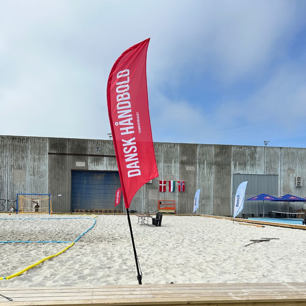 Case: Beachflag Dansk Håndbold